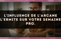 L'influence de l'arcane L'Ermite sur votre semaine pro.