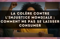 La colère contre l'injustice mondiale : comment ne pas se laisser consumer