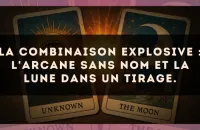 La combinaison explosive : L'Arcane sans nom et La Lune dans un tirage.