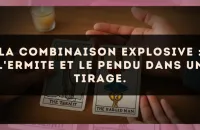 La combinaison explosive : L'Ermite et Le Pendu dans un tirage.