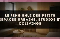 Le Feng Shui des petits espaces urbains, studios et colivings