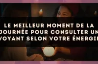 Le meilleur moment de la journée pour consulter un voyant selon votre énergie