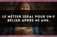 Le métier idéal pour un·e Bélier après 40 ans.