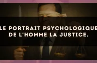 Le portrait psychologique de l'homme La Justice.