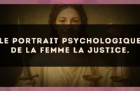 Le portrait psychologique de la femme La Justice.