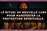 Le rituel de Nouvelle Lune pour manifester la protection spirituelle.