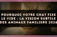Pourquoi votre chat fixe le vide : la vision subtile des animaux familiers 2026