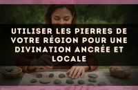 Utiliser les pierres de votre région pour une divination ancrée et locale
