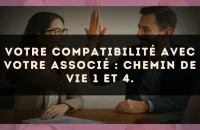 Votre compatibilité avec votre associé : Chemin de Vie 1 et 4.