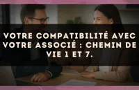 Votre compatibilité avec votre associé : Chemin de Vie 1 et 7.