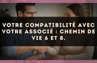 Votre compatibilité avec votre associé : Chemin de Vie 6 et 8.
