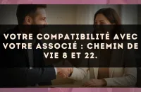 Votre compatibilité avec votre associé : Chemin de Vie 8 et 22.