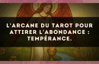 L'arcane du Tarot pour attirer l'abondance : Tempérance.