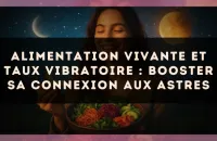 Alimentation vivante et taux vibratoire : booster sa connexion aux astres