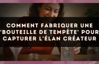 Comment fabriquer une 'bouteille de tempête' pour capturer l'élan créateur