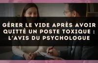 Gérer le vide après avoir quitté un poste toxique : l'avis du psychologue