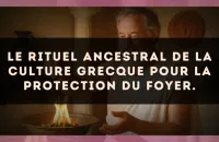 Le rituel ancestral de la culture Grecque pour la protection du foyer.