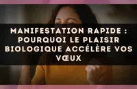 Manifestation rapide : pourquoi le plaisir biologique accélère vos vœux