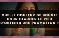 Quelle couleur de bougie pour exaucer le vœu d'obtenir une promotion ?