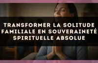 Transformer la solitude familiale en souveraineté spirituelle absolue