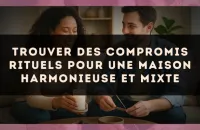 Trouver des compromis rituels pour une maison harmonieuse et mixte